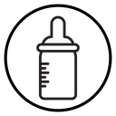 Milk bottle icon