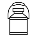 Milk can icon
