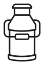 Milk can icon