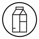 Milk carton icon
