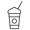 Milk shake icon