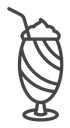 Milk shake icon
