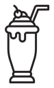 Milk shake icon