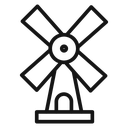 Mill sign 4 icon