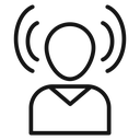Mind awareness Black Outline icon