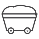 Mine wagon icon