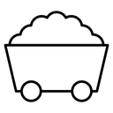 Mine wagon icon