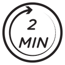 Minute timer icon