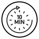 Minute timer icon