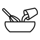 Mixing ingredients icon