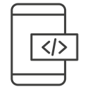 Mobile app development icon
