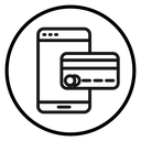 Mobile banking icon