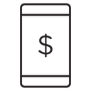 Mobile banking icon