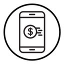 Mobile banking icon