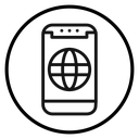 Mobile Internet icon