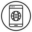 Mobile Internet icon