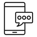 Mobile message icon