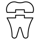 Molar crown icon