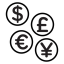 Money Black Outline icon