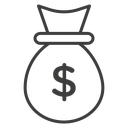 Money bag 4 icon