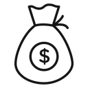Money bag 2 icon