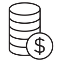 Money coin icon