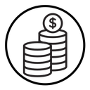 Money coin icon