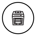 Money counting machine icon