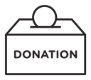 Money donation icon