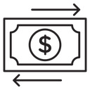 Money transfer icon