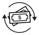 Money transfer icon