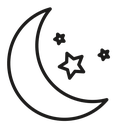 Moon stars icon