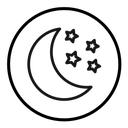 Moon stars icon