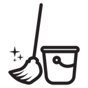 Mopping floors icon