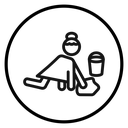 Mopping floors icon