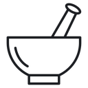 Mortar and pestle 2 icon