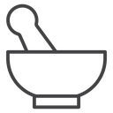 Mortar and pestle 3 icon