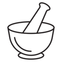 Mortar and pestle icon