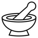 Mortar and pestle icon