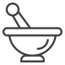 Mortar pestle icon