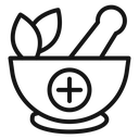 Mortar pestle icon