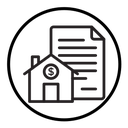 Mortgage loan icon