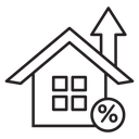 Mortgage rate 2 icon