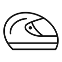 Motorcycle helmet 2 icon