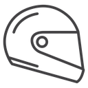 Motorcycle helmet 5 icon