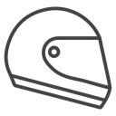Motorcycle helmet 4 icon