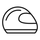 Motorcycle helmet icon