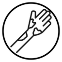 Mottled skin icon