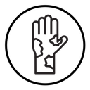 Mottled skin icon