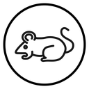 Mouse animal icon